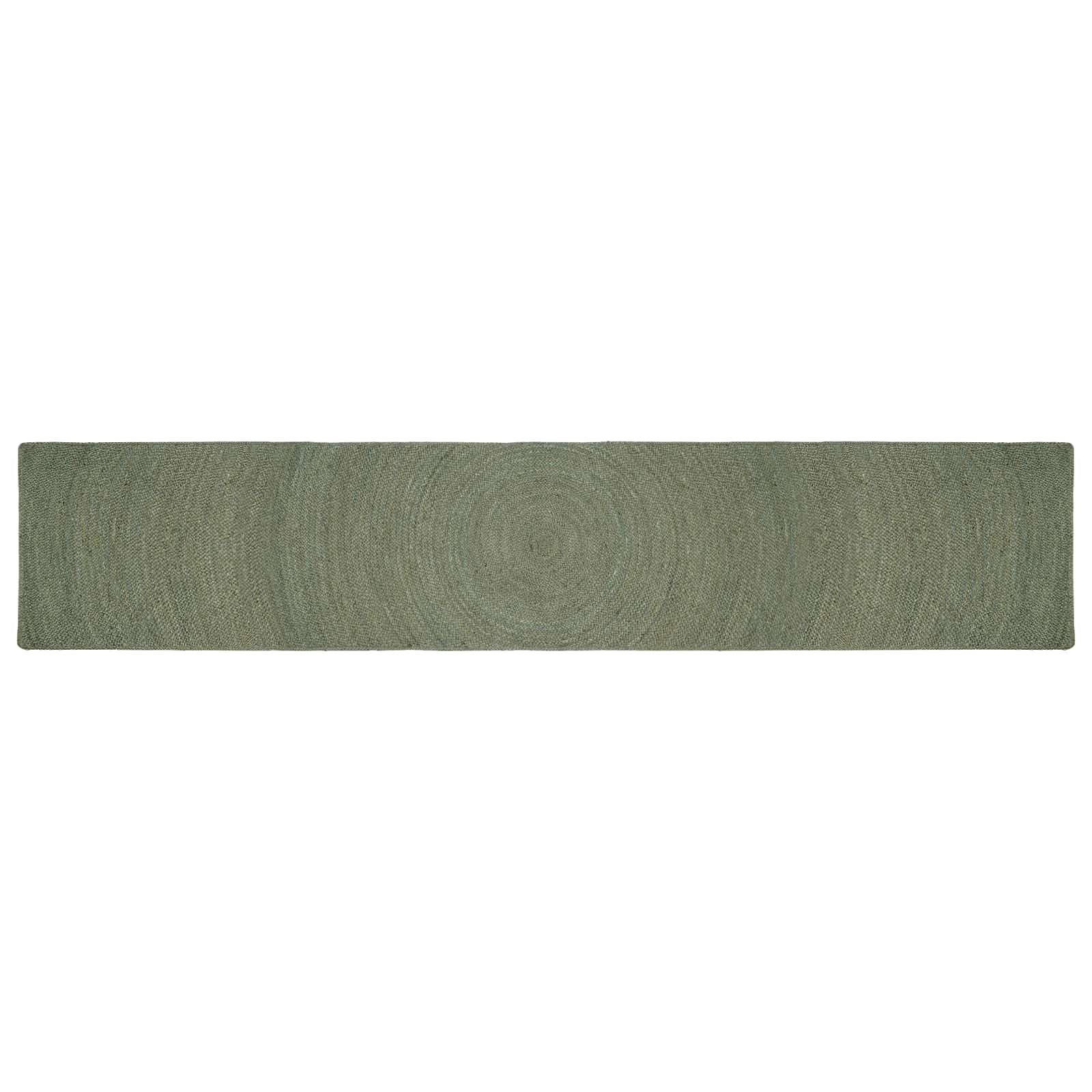 Områdetæpper Olivengrøn 60 x 400 cm Jute