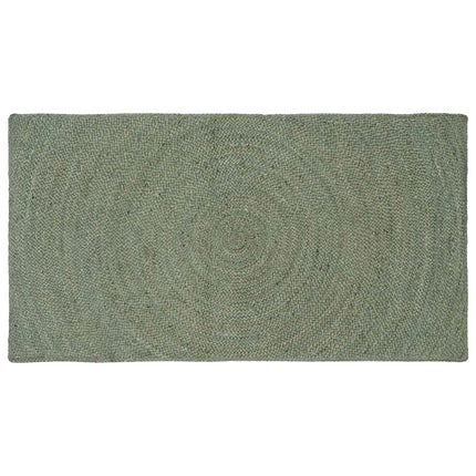 Områdetæpper Olivengrøn 80 x 150 cm Jute