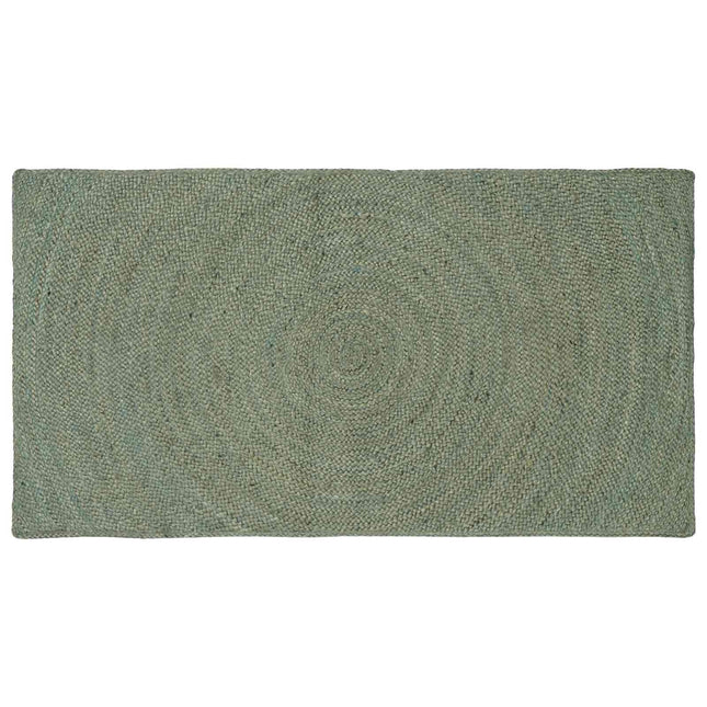 Områdetæpper Olivengrøn 80 x 150 cm Jute