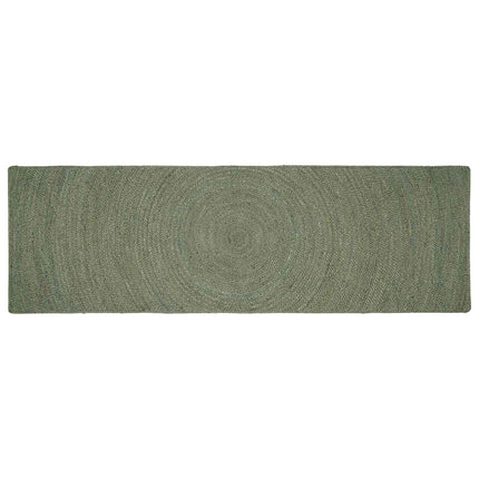 Områdetæpper Olivengrøn 80 x 200 cm Jute