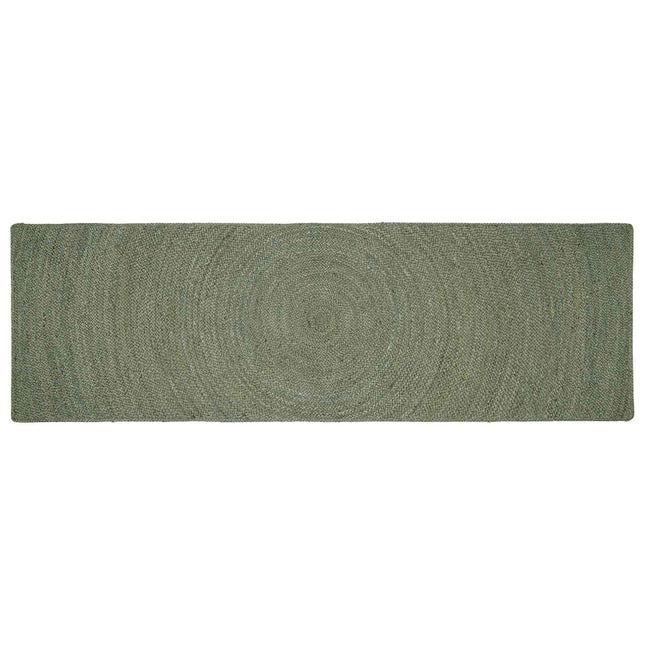 Områdetæpper Olivengrøn 80 x 200 cm Jute