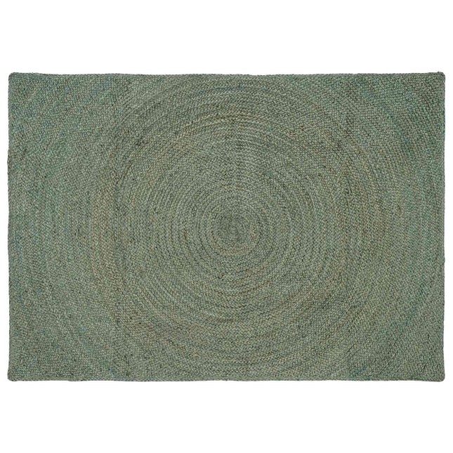 Områdetæpper Olivengrøn 140 x 200 cm Jute
