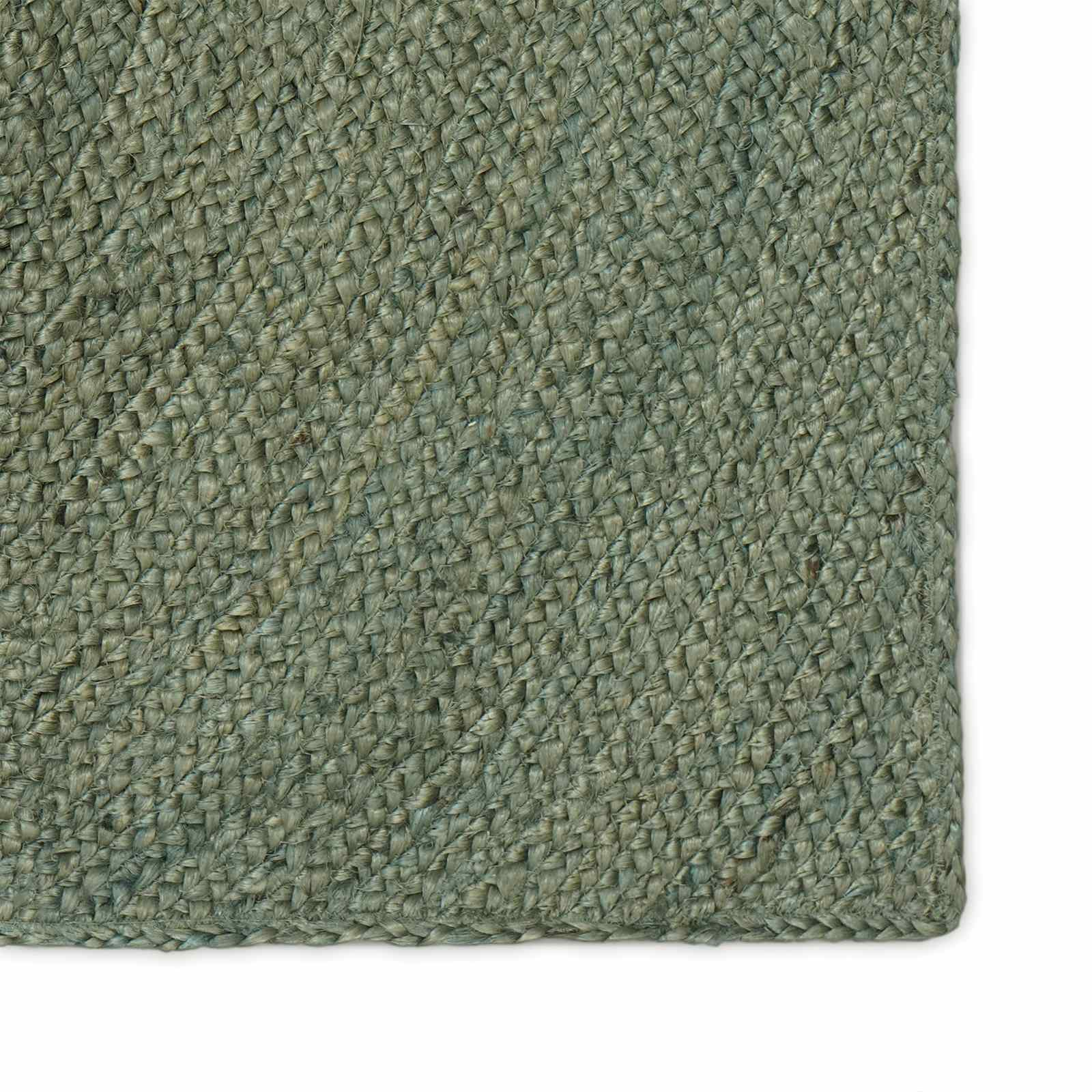 Områdetæpper Olivengrøn 160 x 160 cm Jute