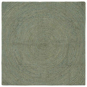 Områdetæpper Olivengrøn 160 x 160 cm Jute