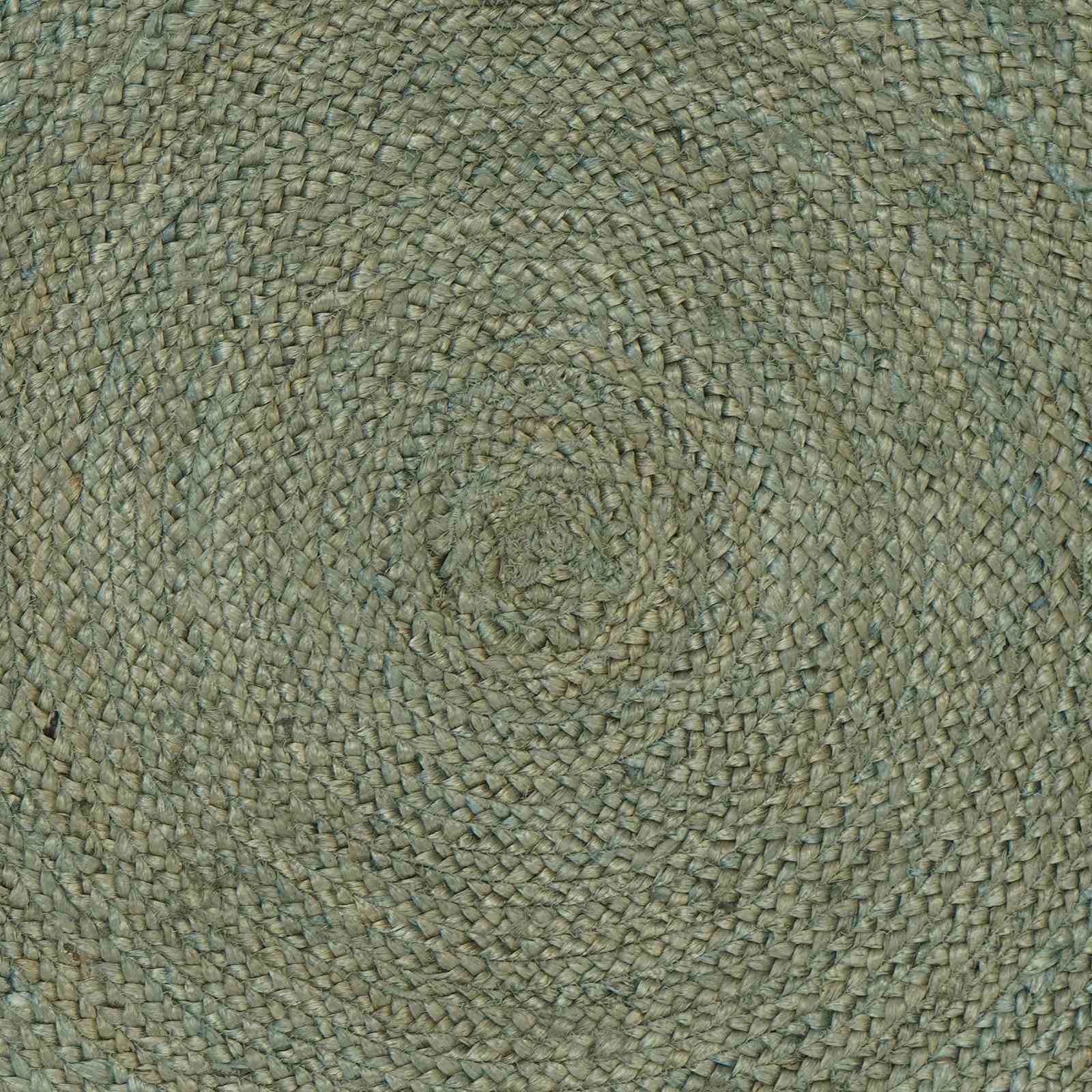 Områdetæpper Olivengrøn 160 x 160 cm Jute