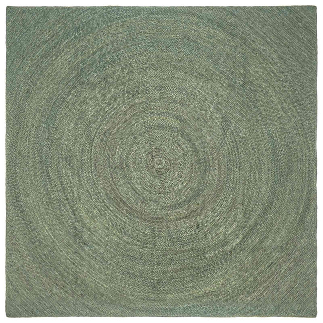 Områdetæpper Olivengrøn 240 x 240 cm Jute