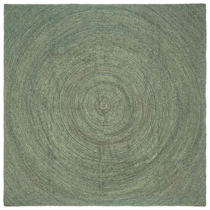 Områdetæpper Olivengrøn 300 x 300 cm Jute