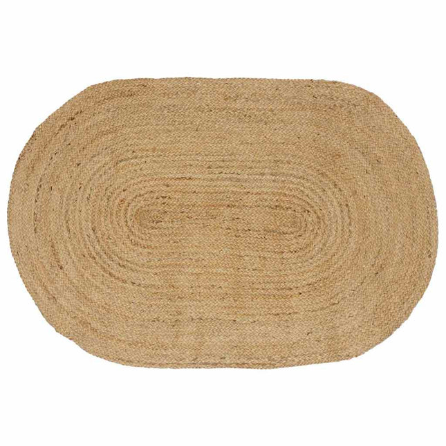 Områdetæpper Naturfarvet 152 x 245 cm Jute