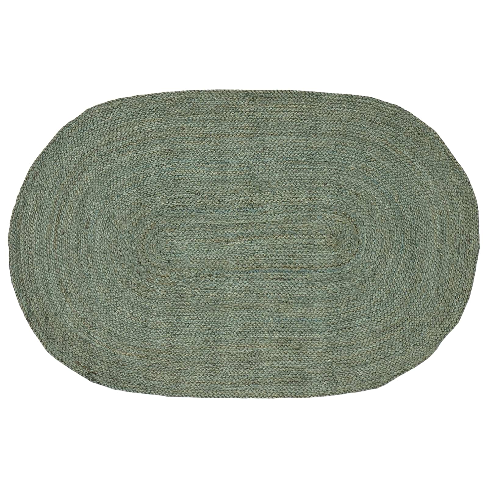 Områdetæpper Olivengrøn 122 x 183 cm Jute