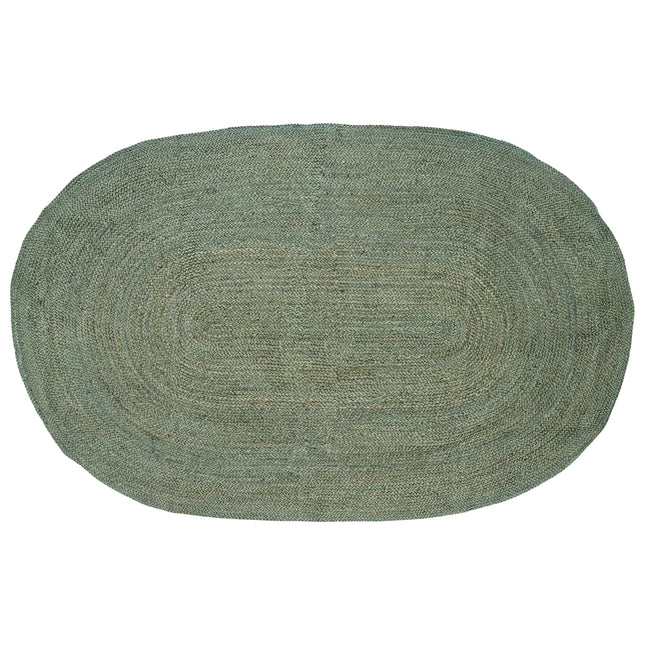 Områdetæpper Olivengrøn 152 x 245 cm Jute