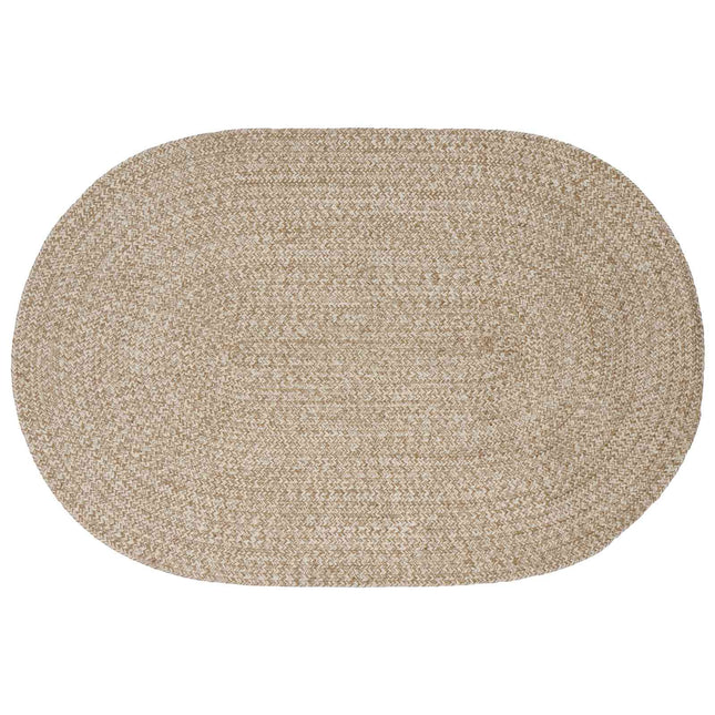 Områdetæpper Hvid 100 x 152 cm Jute