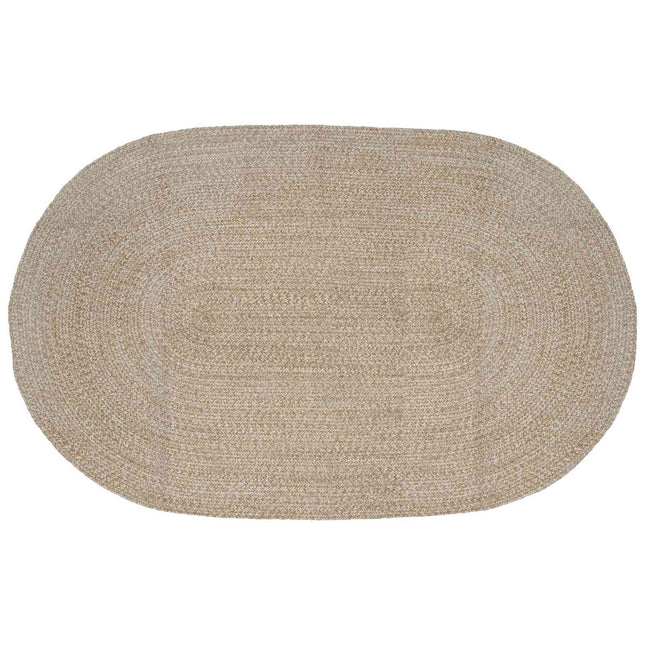 Område tæppe Hvid 205 x 305 cm Jute