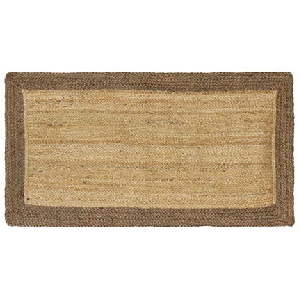 Område tæppe Grå 60 x 110 cm Jute