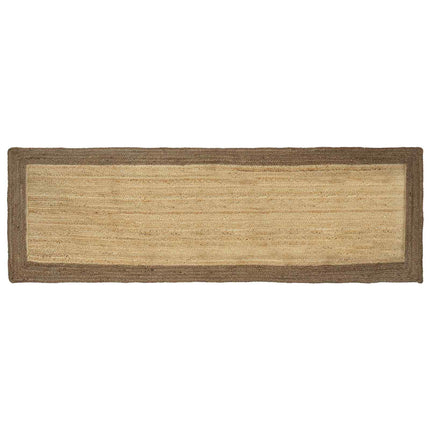 Område tæppe Grå 80 x 200 cm Jute