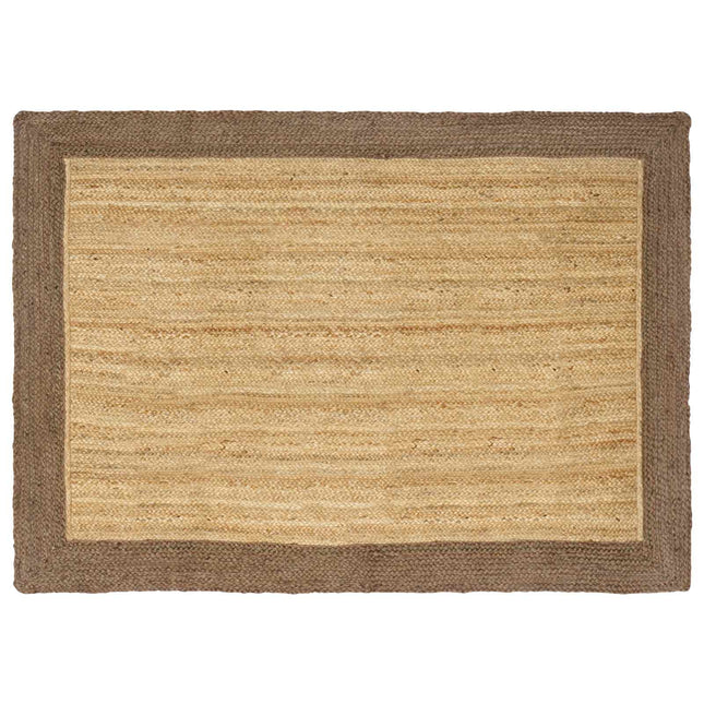 Område tæppe Grå 120 x 170 cm Jute