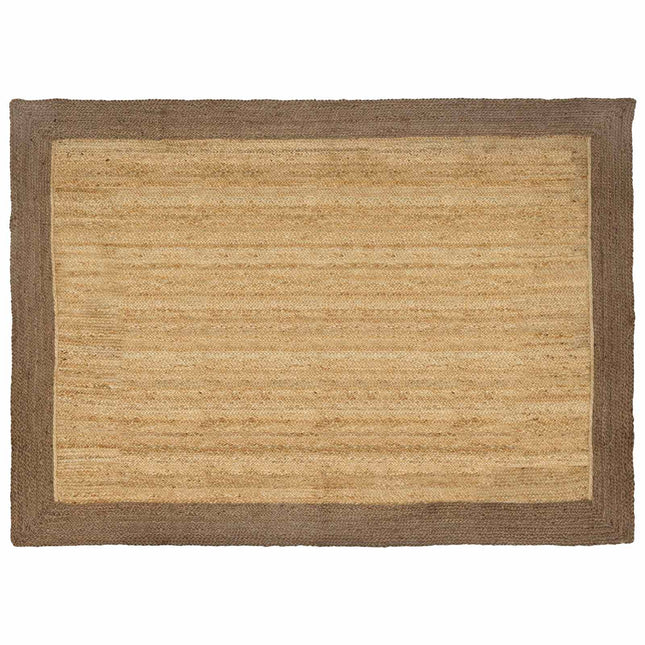 Område tæppe Grå 160 x 230 cm Jute