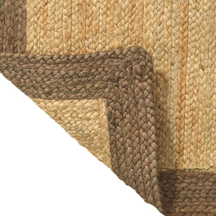Område tæppe Grå 200 x 200 cm Jute