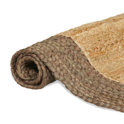 Område tæppe Grå 200 x 200 cm Jute