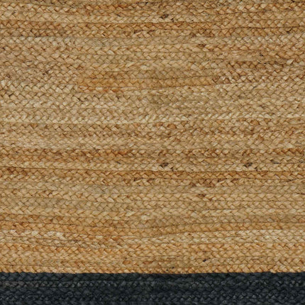 Område tæppe Mørkegrå 60 x 200 cm Jute