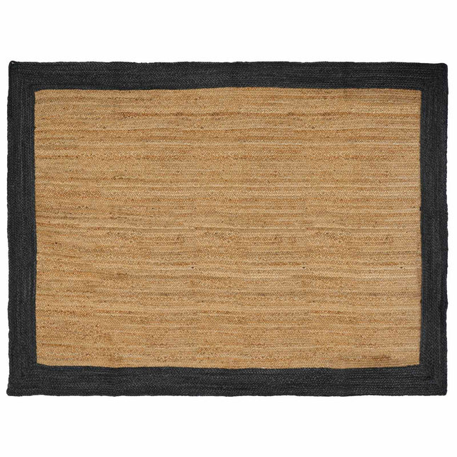 Område tæppe Mørkegrå 160 x 230 cm Jute