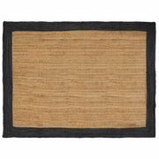 Områdetæpper Mørkegrå 160 x 230 cm Jute