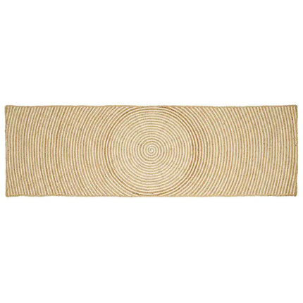 Område tæppe Hvid 60 x 250 cm Jute