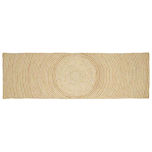 Område tæppe Hvid 60 x 250 cm Jute