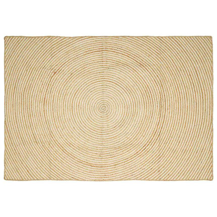 Områdetæpper Hvid 160 x 230 cm Jute