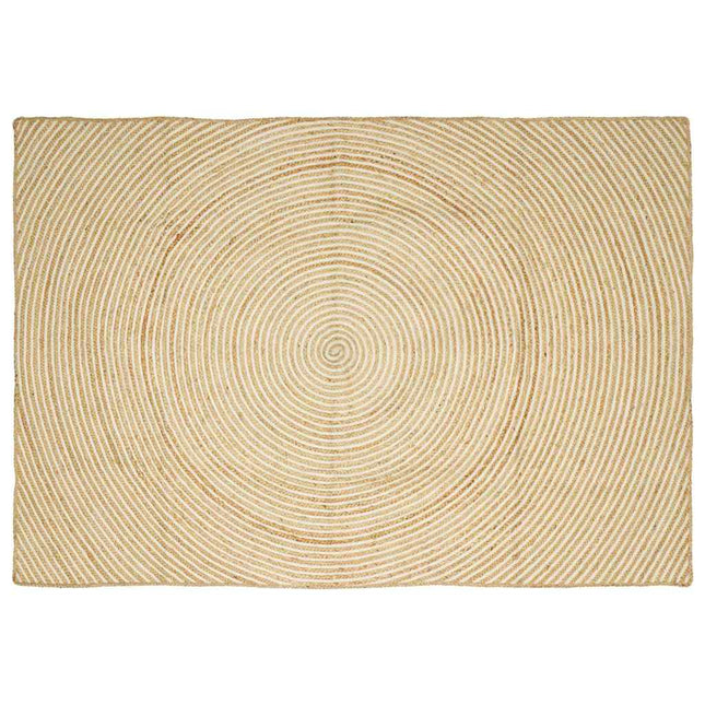 Område tæppe Hvid 200 x 290 cm Jute