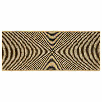 Områdetæpper Sort 80 x 200 cm Jute