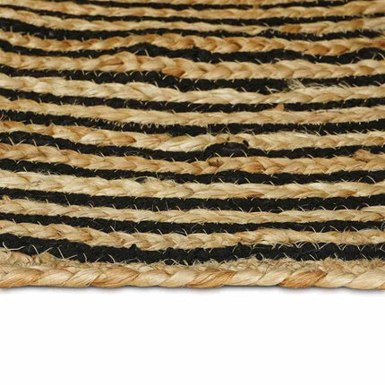 Områdetæpper Sort 80 x 250 cm Jute