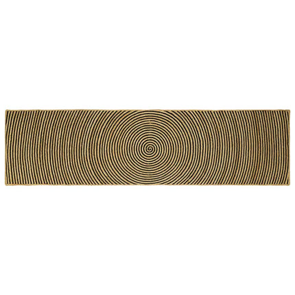 Områdetæpper Sort 80 x 300 cm Jute