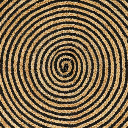 Områdetæpper Sort 100 x 200 cm Jute