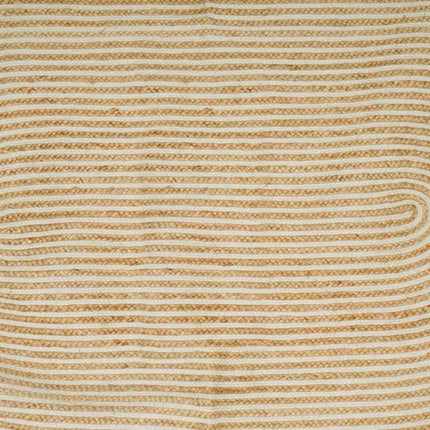 Områdetæpper Natur og hvid 122 x 183 cm Jute