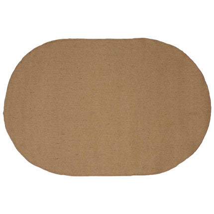Område tæppe Naturfarvet 100 x 152 cm Jute