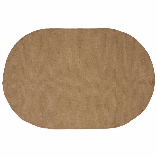 Områdetæpper Naturfarvet 122 x 183 cm Jute