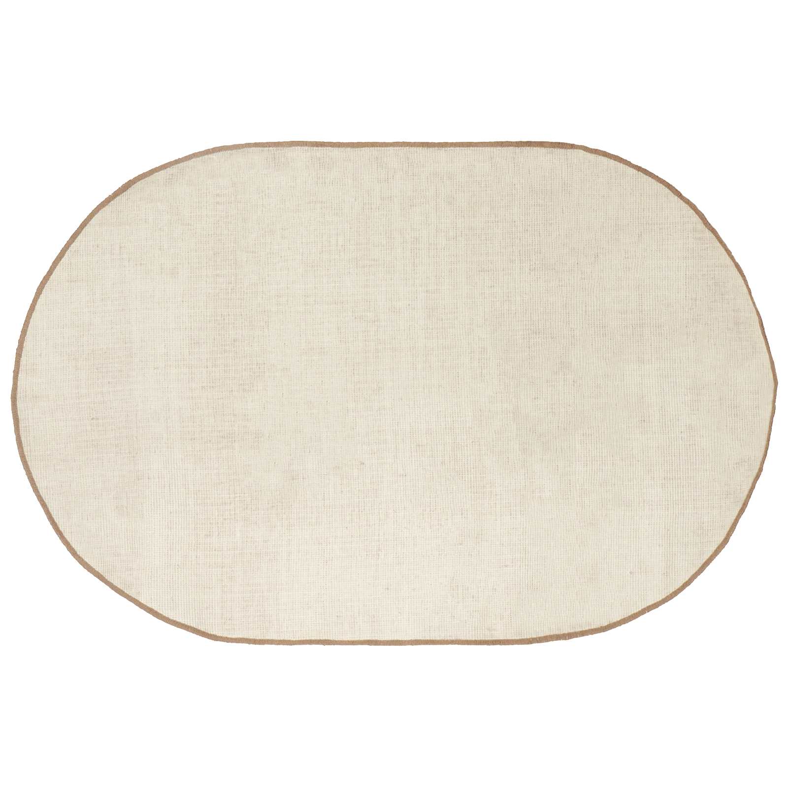 Områdetæpper Naturfarvet 122 x 183 cm Jute
