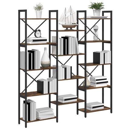 Bogreol 156 x 25 x 167 cm Konstrueret træ Sonoma eg