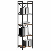 Bogreol Røget eg 40 x 30 x 155 cm Konstrueret træ