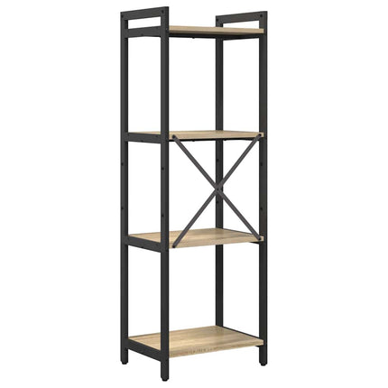 Bogreol 40 x 30 x 119 cm Konstrueret træ Sonoma eg
