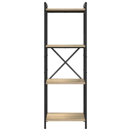 Bogreol 40 x 30 x 119 cm Konstrueret træ Sonoma eg