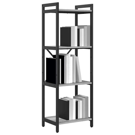 Bogreol 40 x 30 x 119 cm Konstrueret træ Grå sonoma-eg