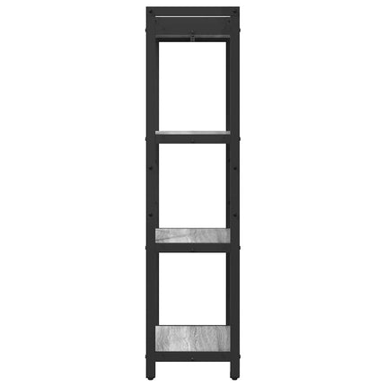 Bogreol 40 x 30 x 119 cm Konstrueret træ Grå sonoma-eg