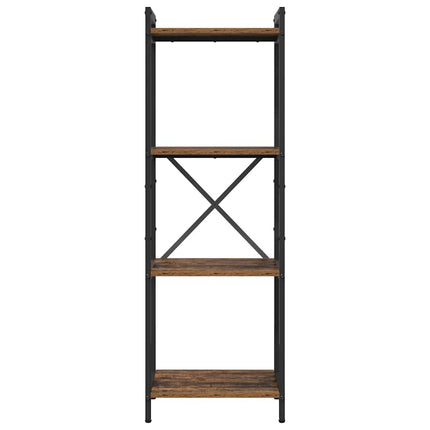 Bogreol 40 x 30 x 119 cm Konstrueret træ Gammelt træ