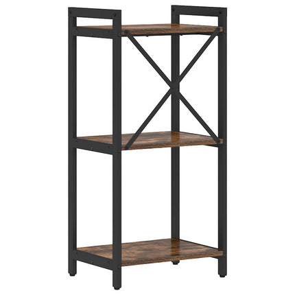 Bogreol Røget eg 40 x 30 x 85 cm Konstrueret træ