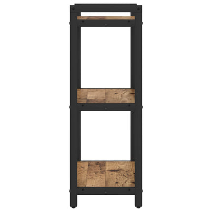 Bogreol 40 x 30 x 85 cm Konstrueret træ Gammelt træ