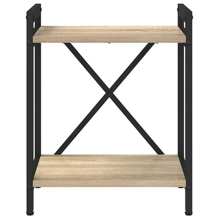 Bogreol 40 x 30 x 50 cm Konstrueret træ Sonoma eg