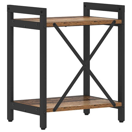Bogreol 40 x 30 x 50 cm Konstrueret træ Gammelt træ