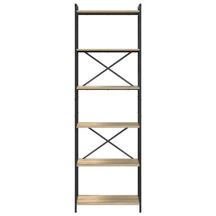 Bogreol 60 x 30 x 189,5 cm Konstrueret træ Sonoma eg