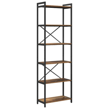 Bogreol 60 x 30 x 189,5 cm Konstrueret træ Gammelt træ